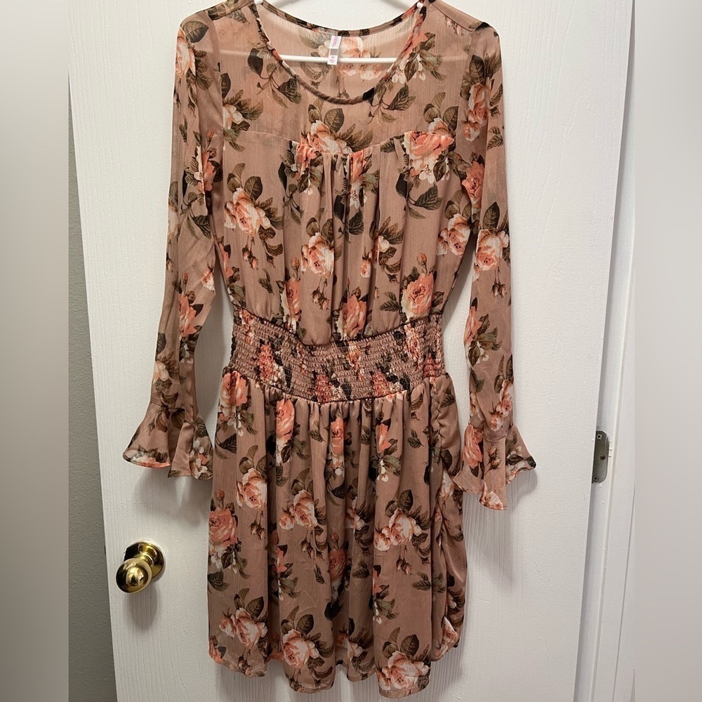 Xhilaration Floral Dress Women’s Size Medium